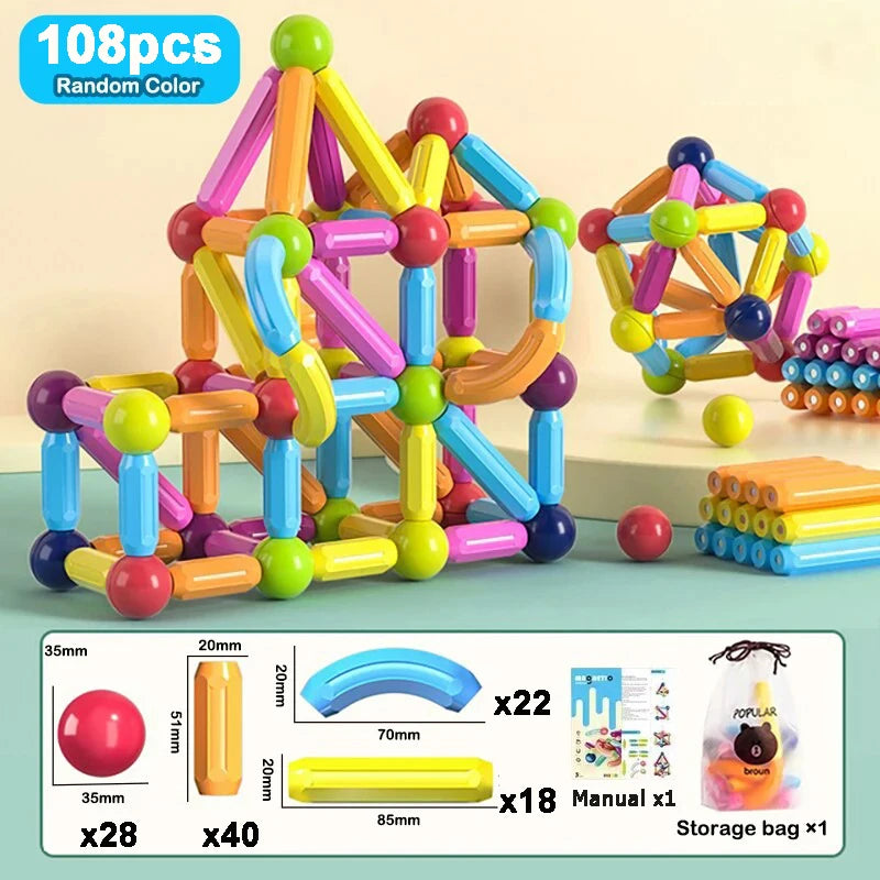 Magnet Stick Building Blocks
