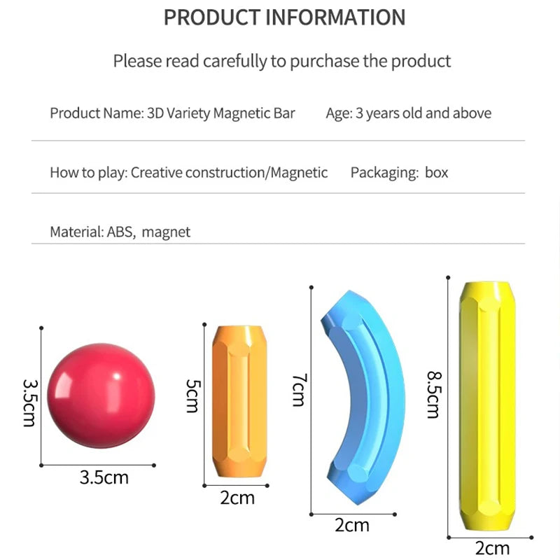 Magnet Stick Building Blocks
