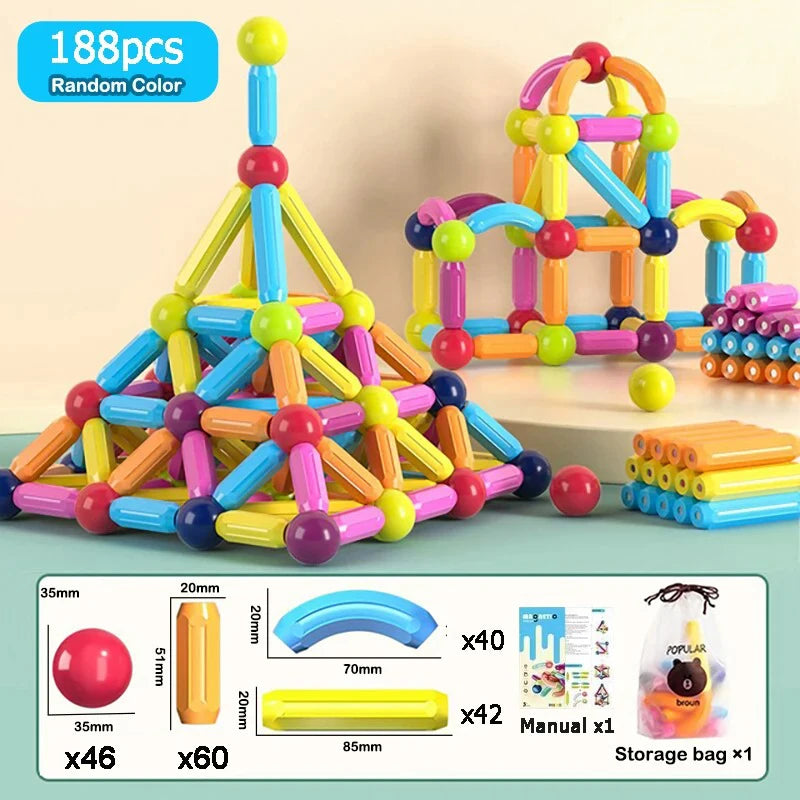 Magnet Stick Building Blocks