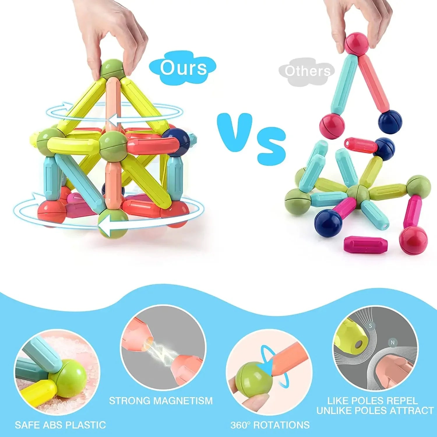 Magnet Stick Building Blocks
